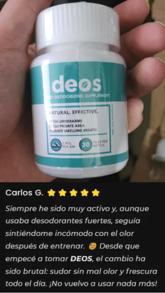 Deos™ Desodorante Corporal 100% Natural