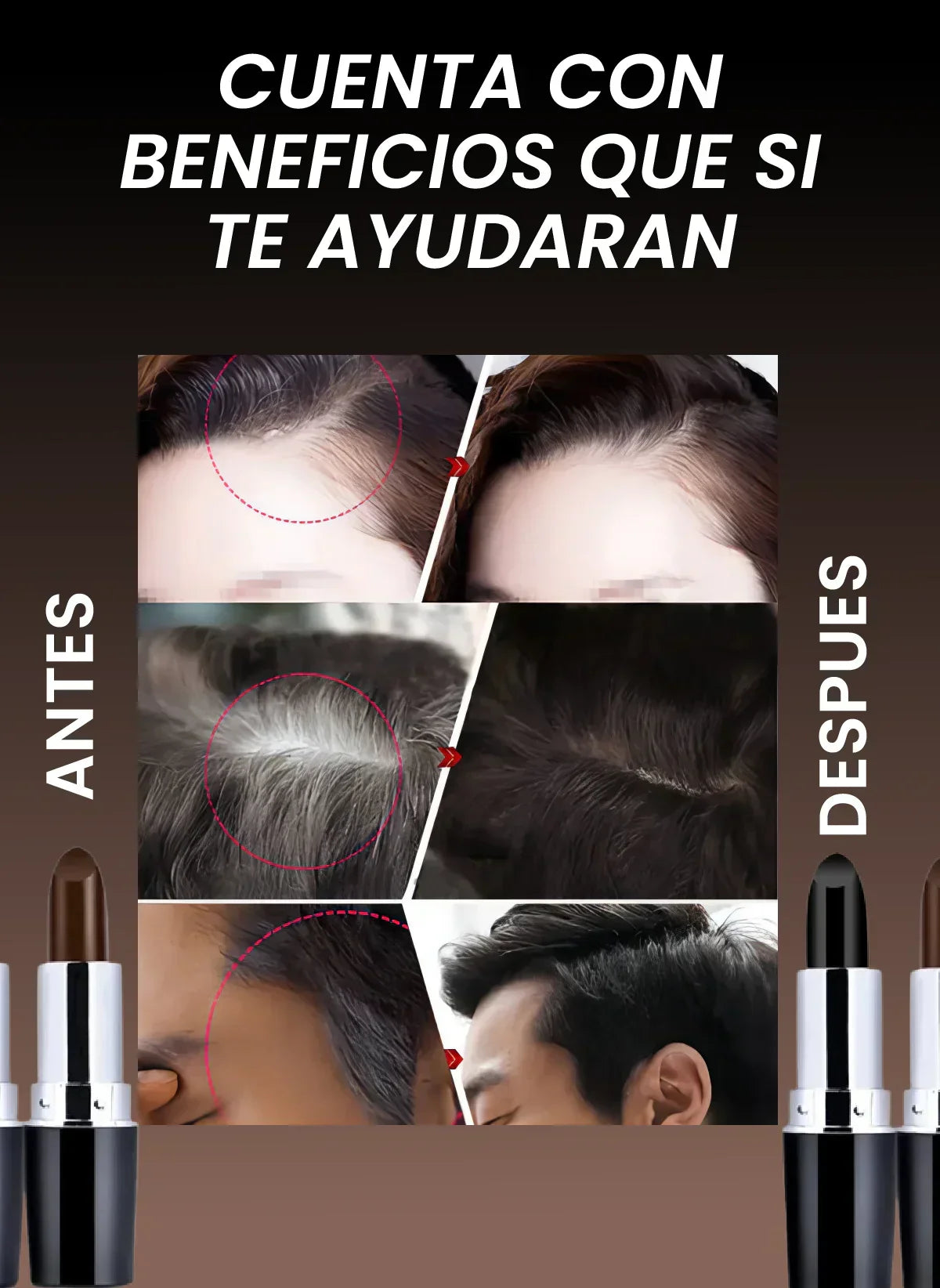 LAPIZ LABIAL PARA CABELLO GRAN PROMOCION 2x1 +ENVIO GRATIS