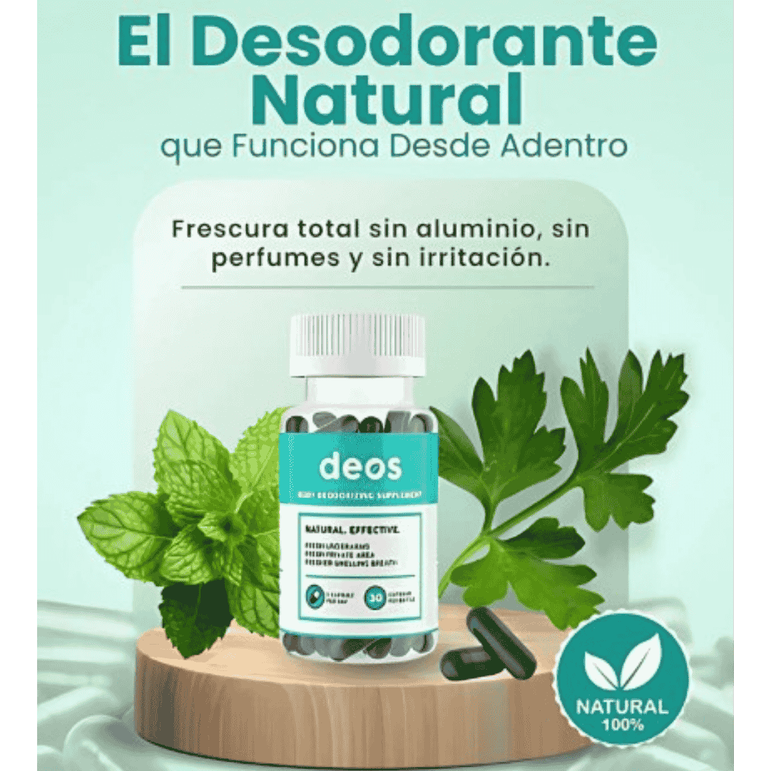 Deos™ Desodorante Corporal 100% Natural