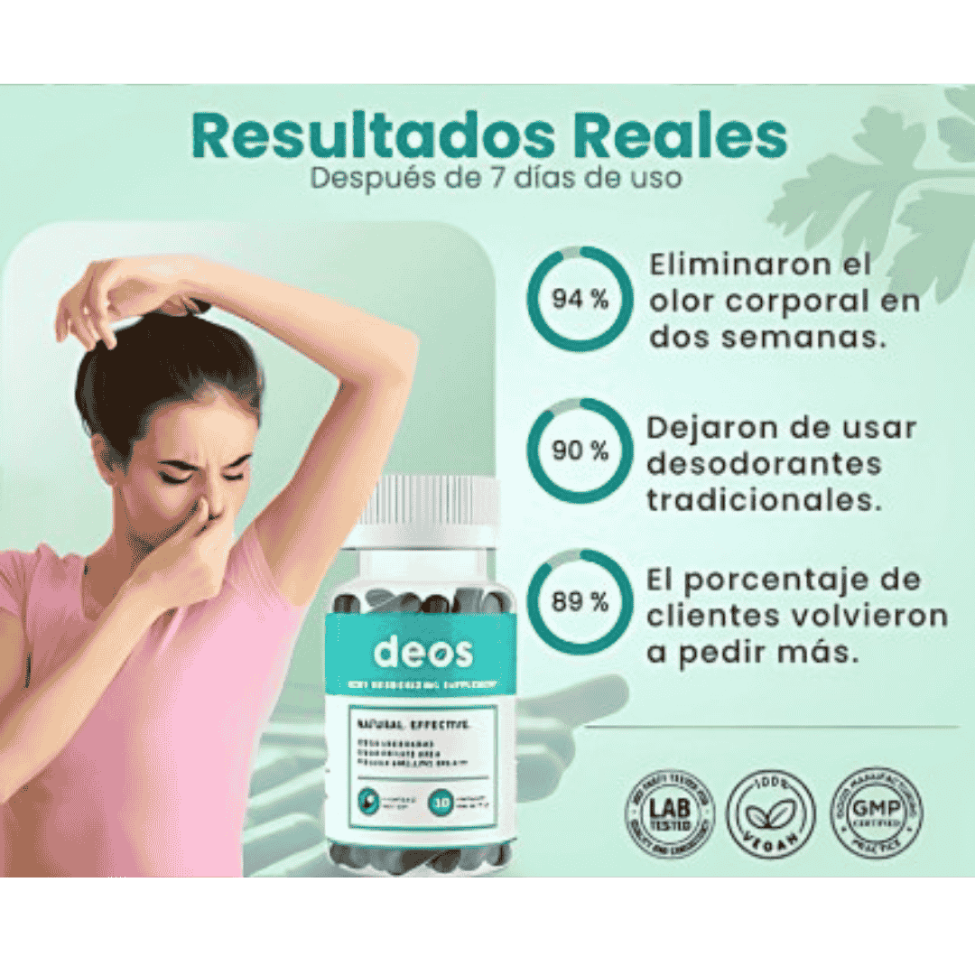 Deos™ Desodorante Corporal 100% Natural