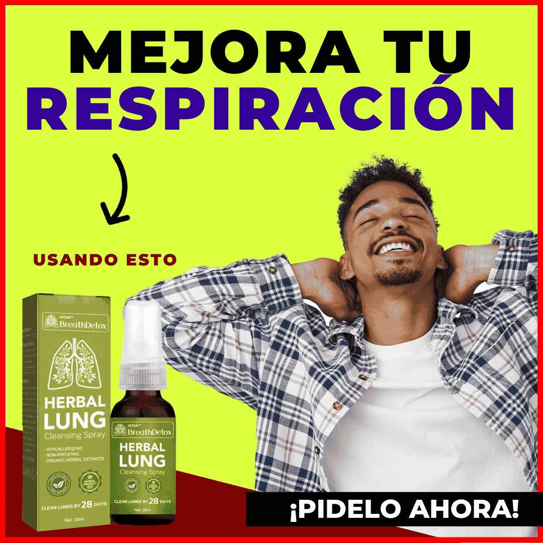 Spray Herbal Detox para Pulmones – Limpieza Profunda y Natural